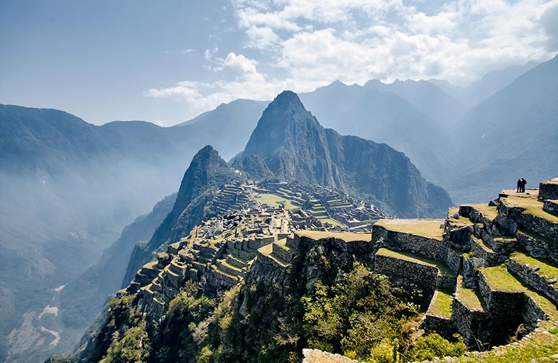 Vista completa de Machu Picchu