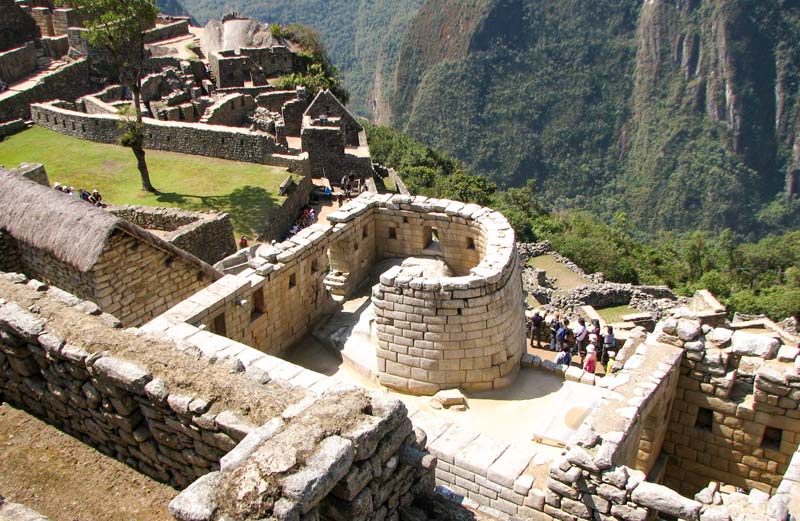Templo del sol de Machu Picchu