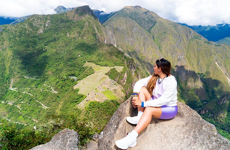 Vista panoramica de Machu Picchu